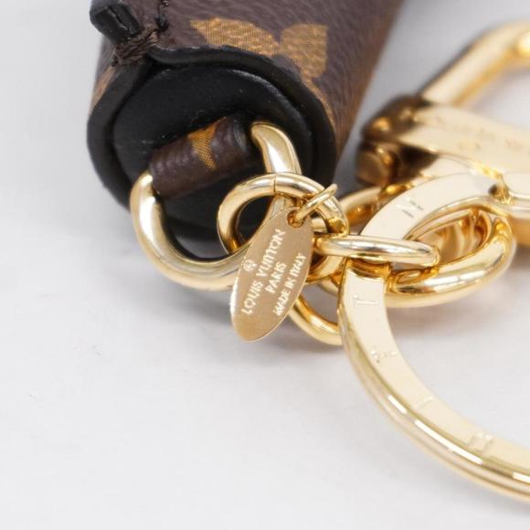 Louis Vuitton Keychain Monogram Bag Charm Tassel MP1768 Brown Men's Women's - Picture 3 of 4